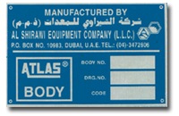 Busbody name Plate